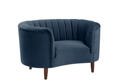 ACME Millephri Chair in Blue Velvet LV00171