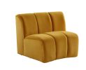 ACME Felicia Modular Chair, Yellow Velvet LV01068