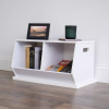 Wood Toy Storage Cubby and ' Bookcase White