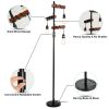 Farmhouse Tree Floor Lamp;  68 Inch 3 Lights Wood Standing Lamp