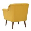 Shelby 31.5" Yellow Woven Fabric Oversized Armchair