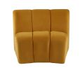 ACME Felicia Modular Chair, Yellow Velvet LV01068