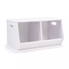 Wood Toy Storage Cubby and ' Bookcase White