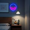 1pc Alien Shape LED Neon Sign, USB & Battery Powered Novelty Neon Mini Night Light, Novelty Wall Lamp With 1pc Hook For Bedroom Kids Room Party Home W