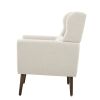 Modern Accent Chair Upholstered Foam Filled Living Room Chairs Comfy Reading Chair Mid Century Modern Chair with Chenille Fabric Lounge Arm Chairs Arm